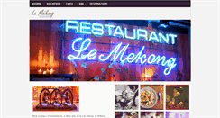 Desktop Screenshot of mekongrestaurant.be