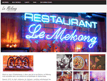 Tablet Screenshot of mekongrestaurant.be